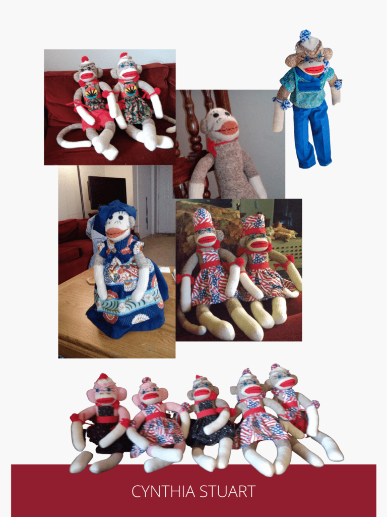 Sock Monkey Collage