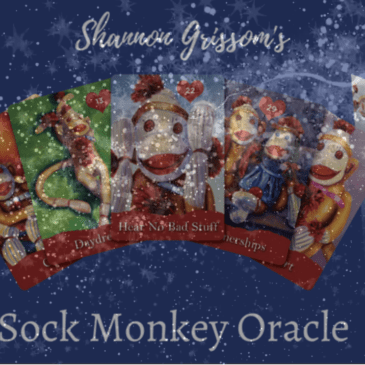 Sock Moonkey Oracle Cards and Box