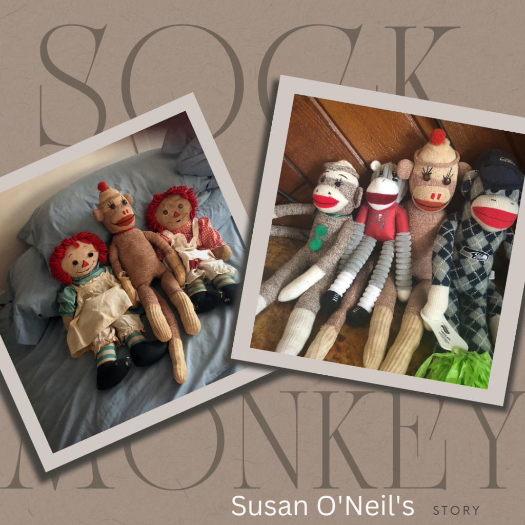 Sock Monkeys and Raggedy Ann's photo courtesy of Susan O'Neil