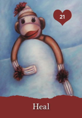 Sock Monkey in bed