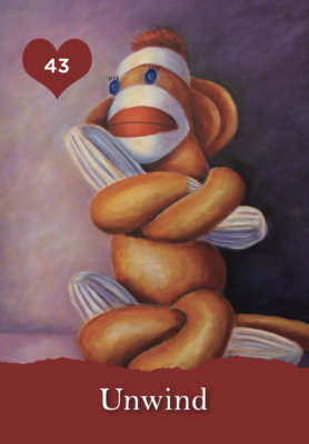 Sock monkey in knots